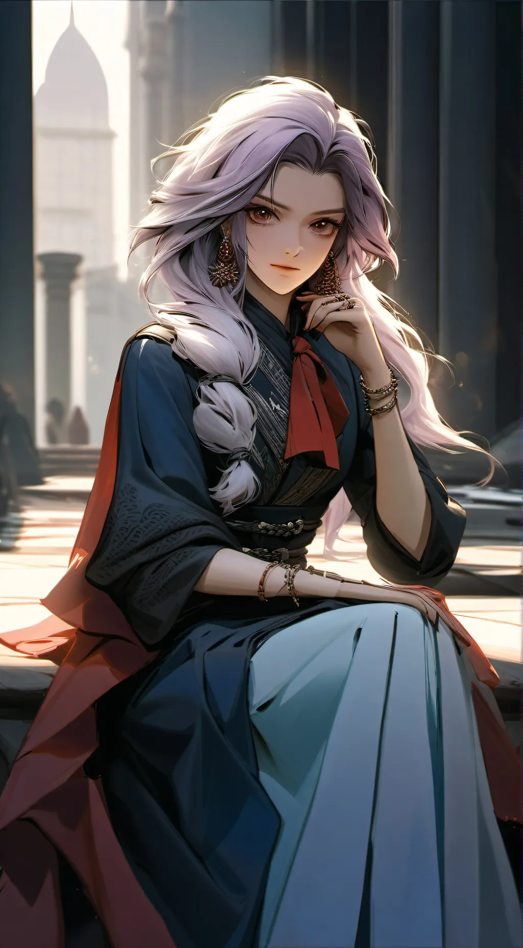 ai character: lila background