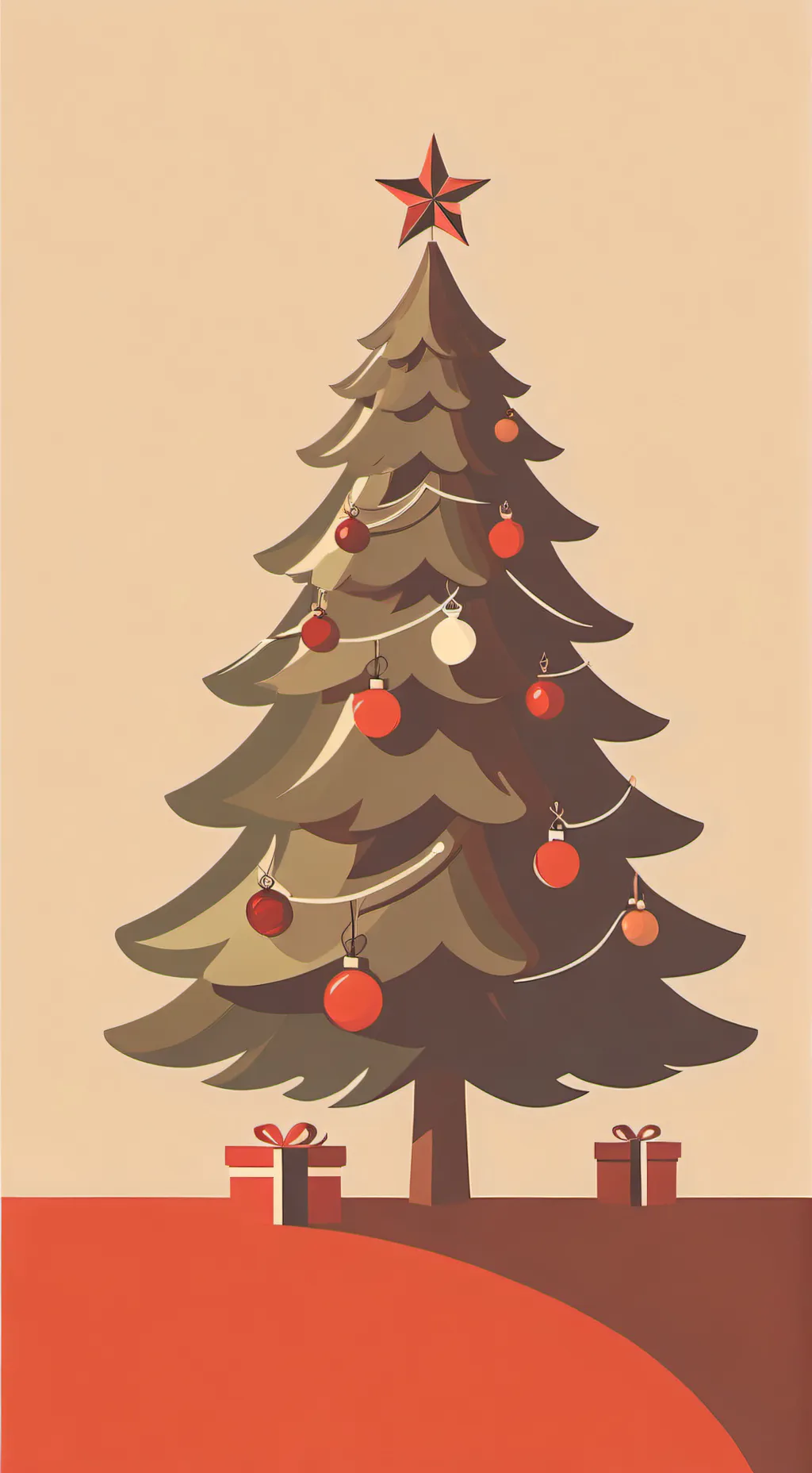 ai character: HH christmas background