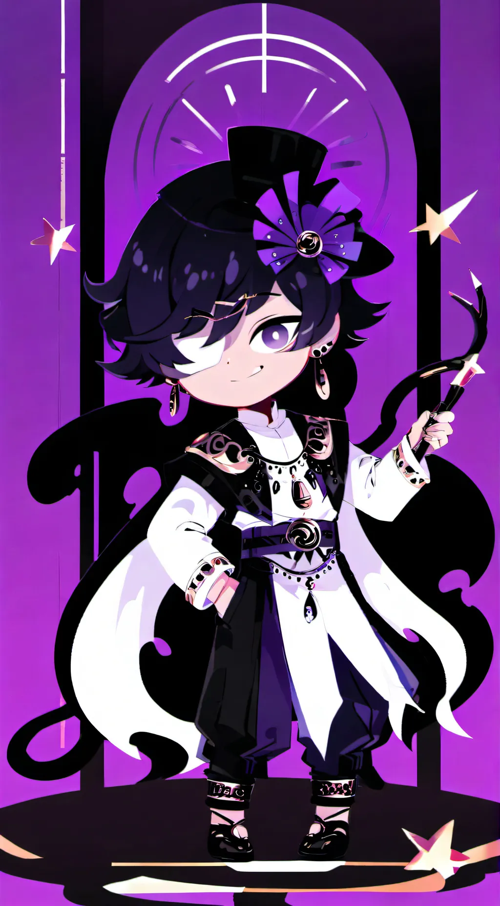 ai character: ☆My oc☆ background