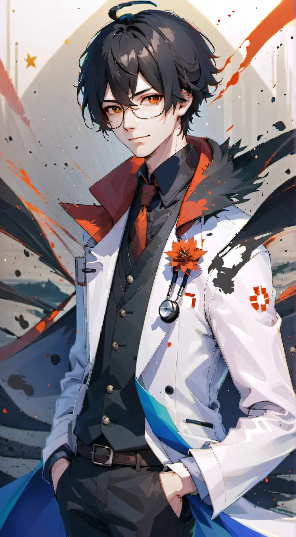 ai character: Dr. Kael  background