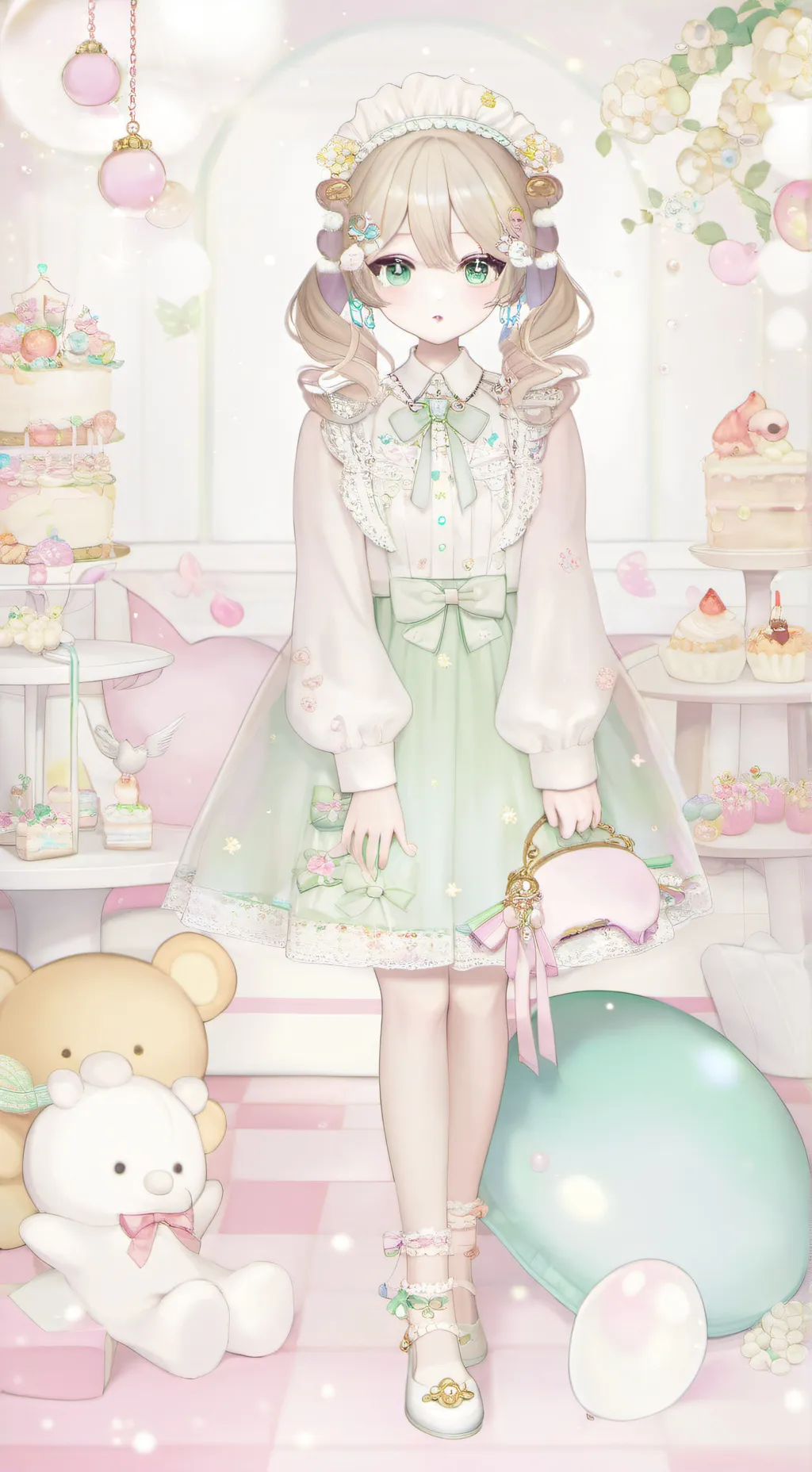 ai character: talia x darb background