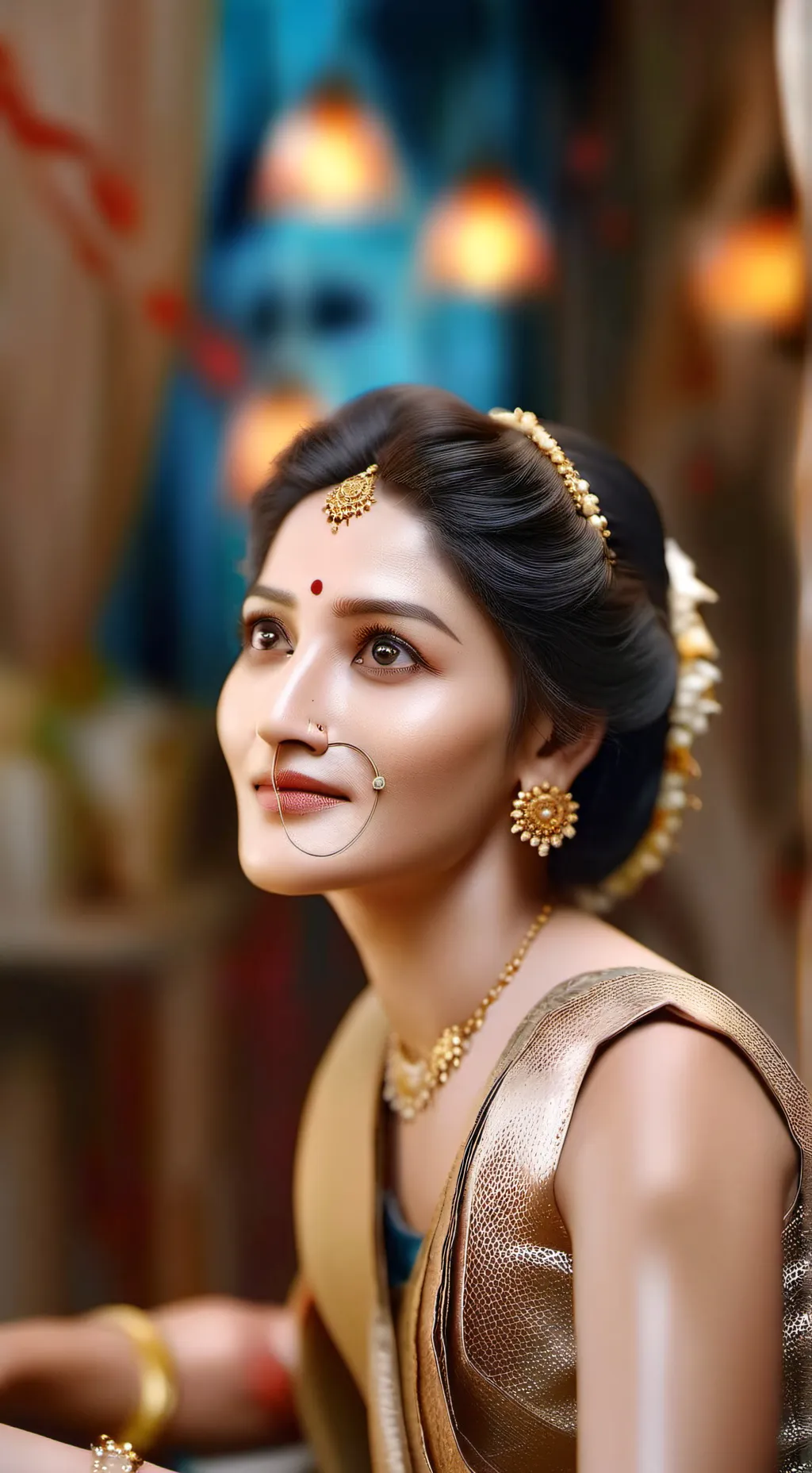 ai character: Azuretime again :3 background