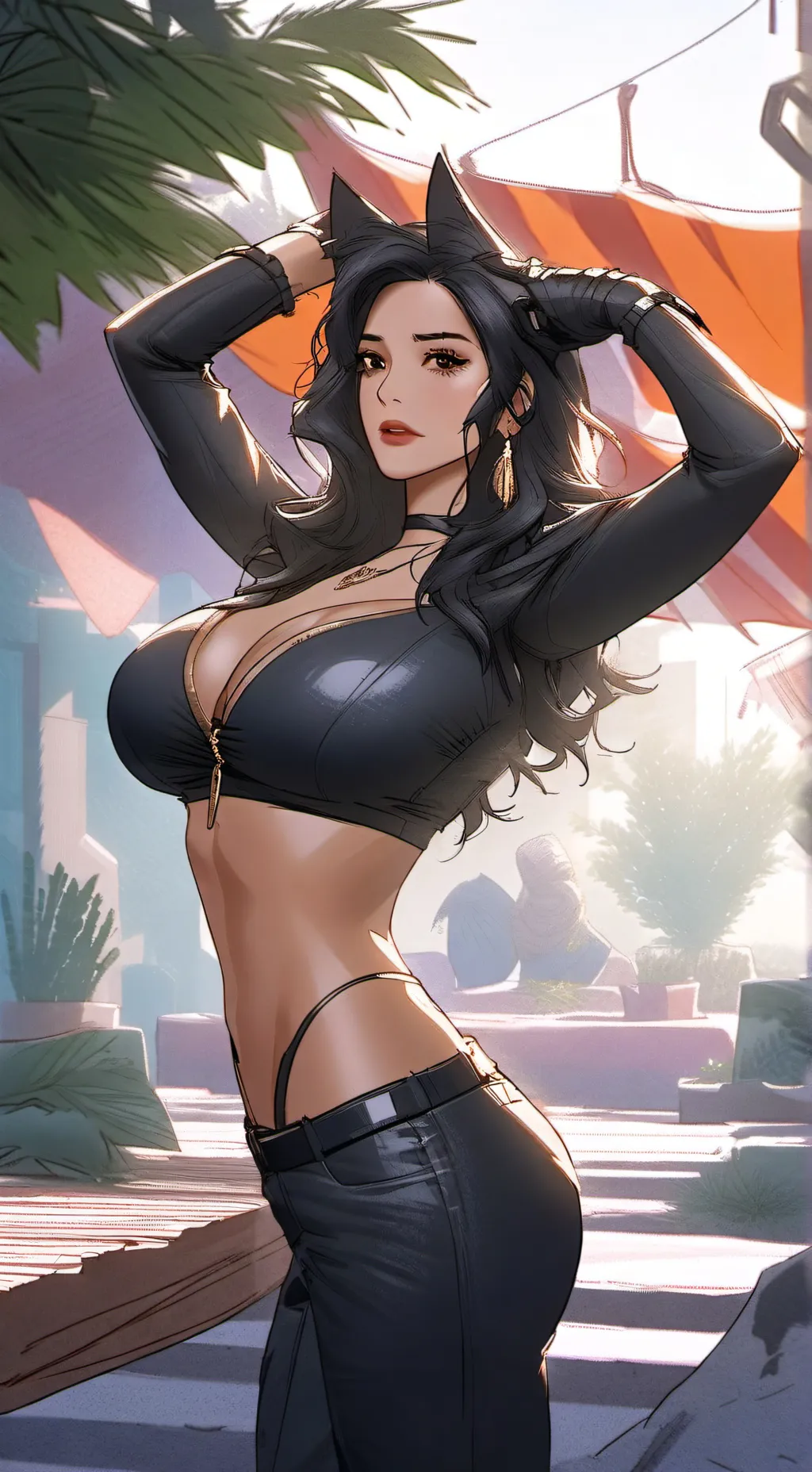 ai character: Selina Kyle background