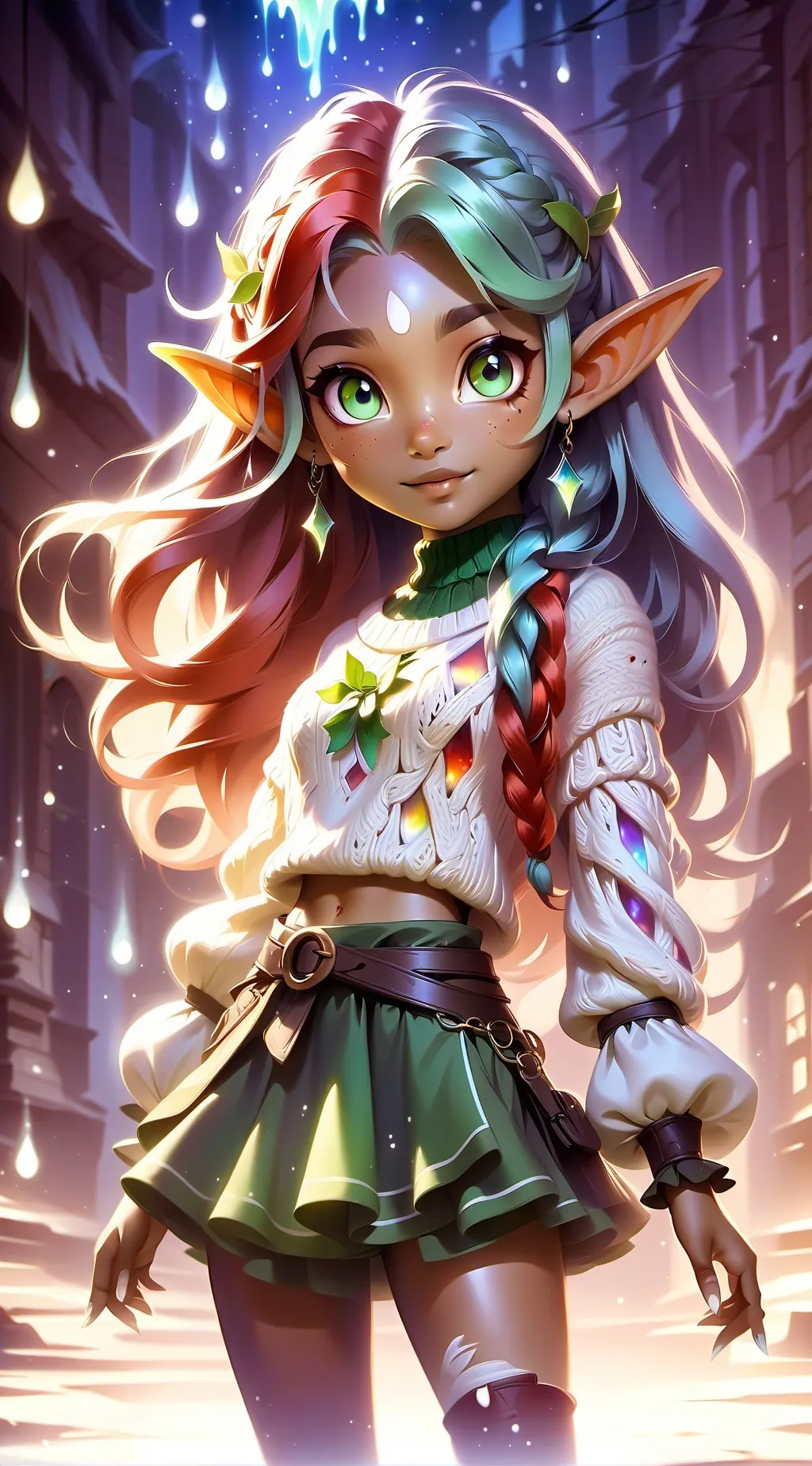 ai character: Rose background