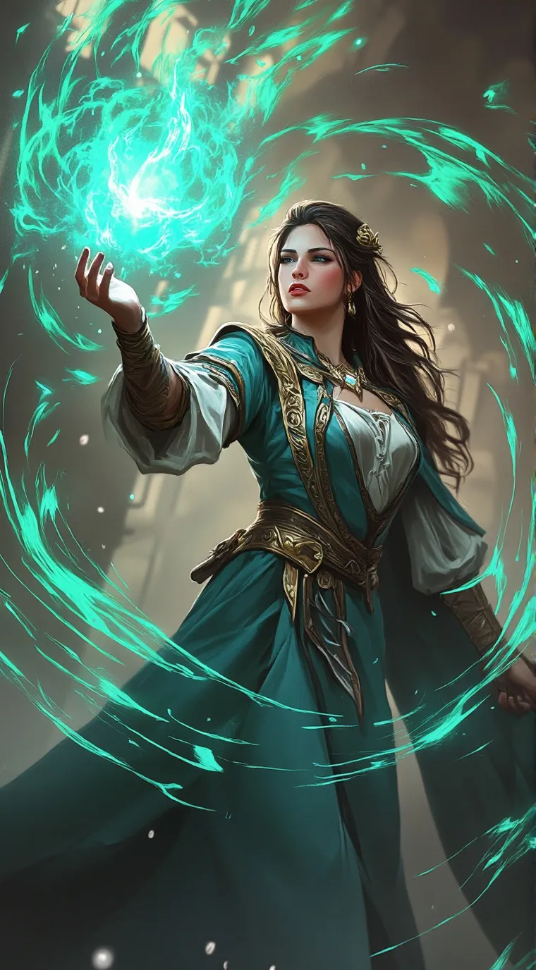 ai character: Yui die krigerin background