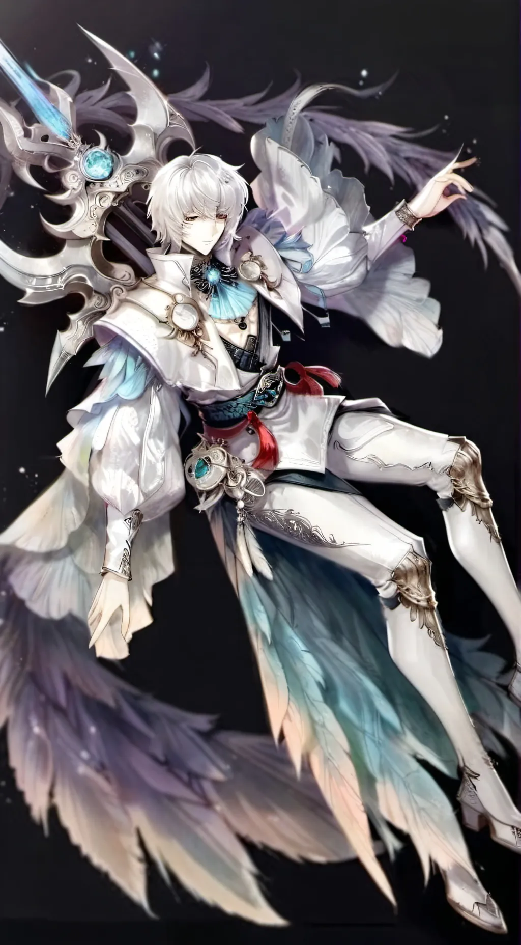 ai character: mark background