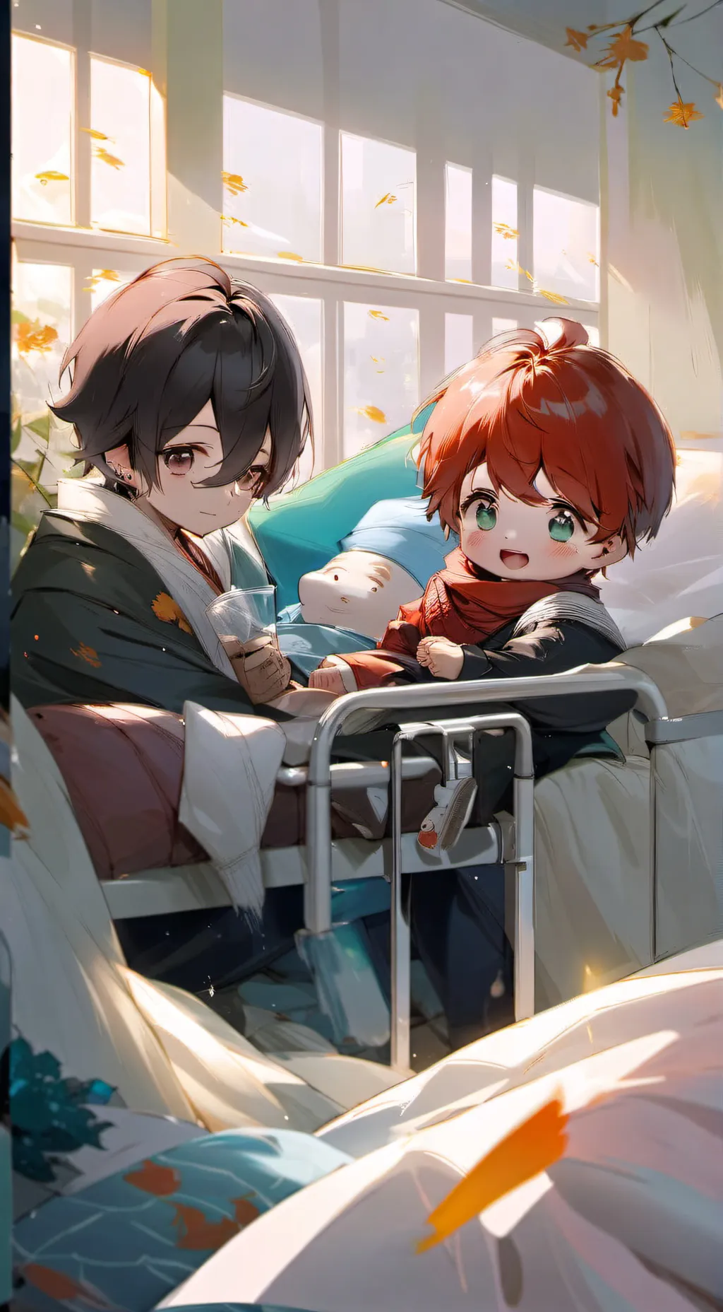 ai character: Leo and Neo background