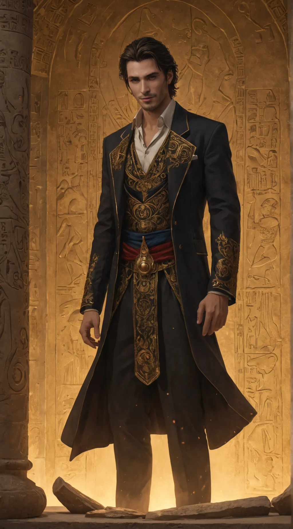 ai character: Lucien background