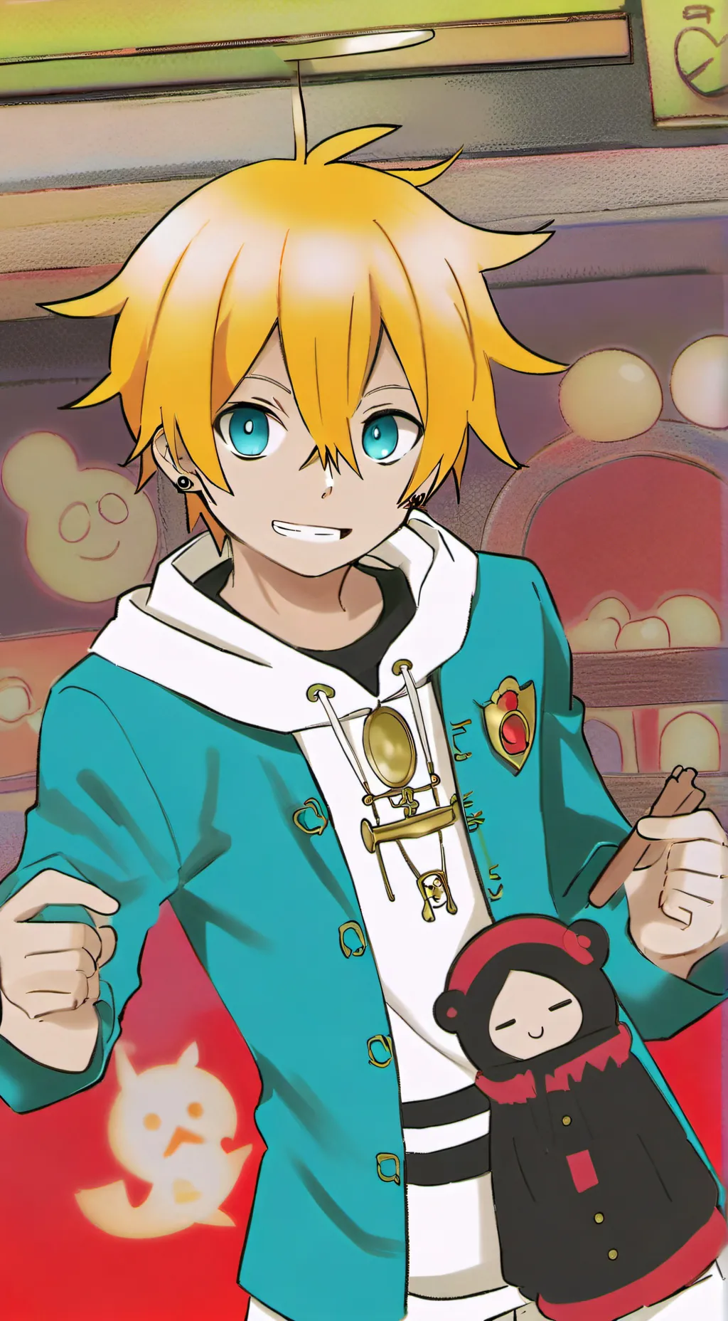 ai character: Oliver WARNING SH background