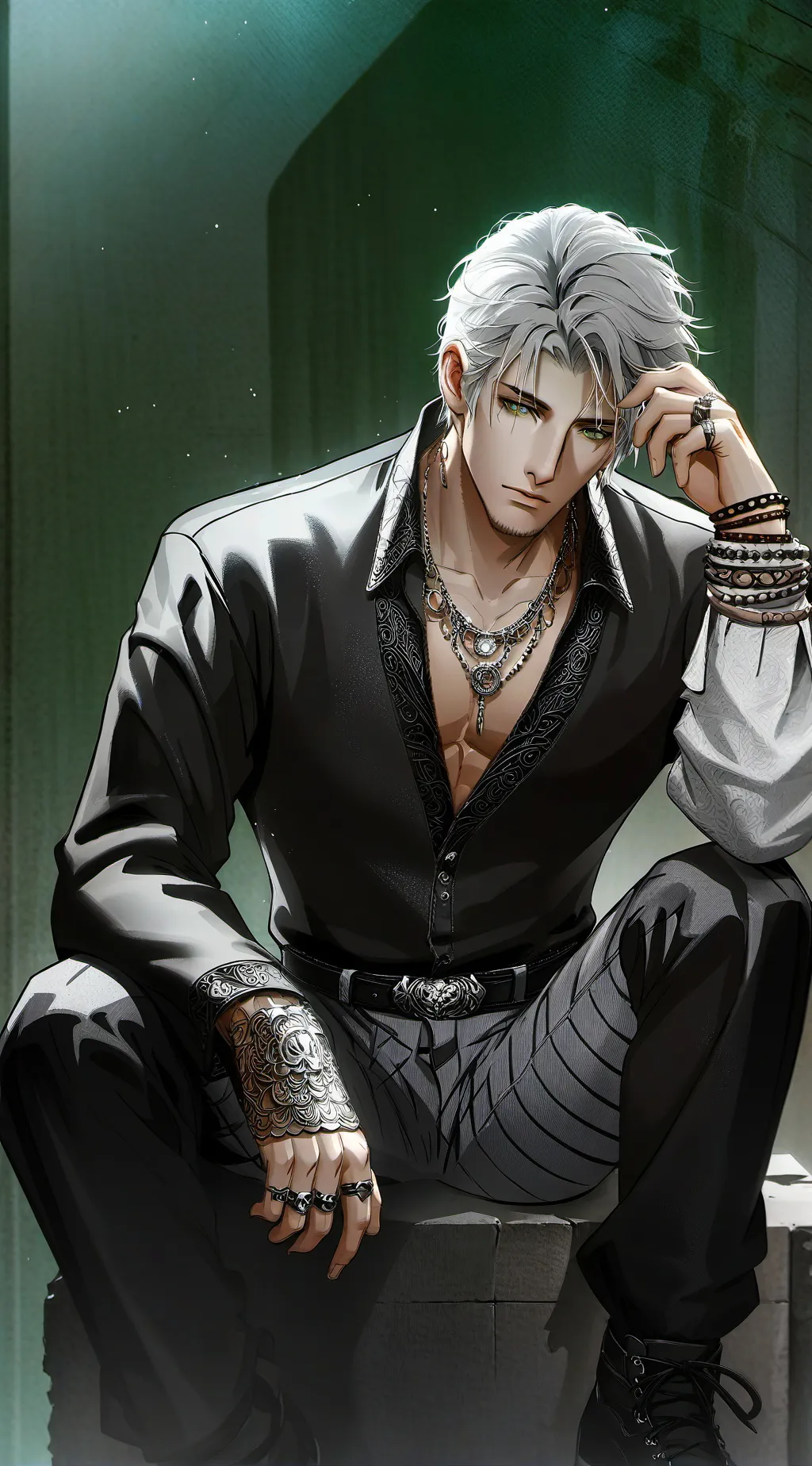 ai character: 👹Gael👹 background