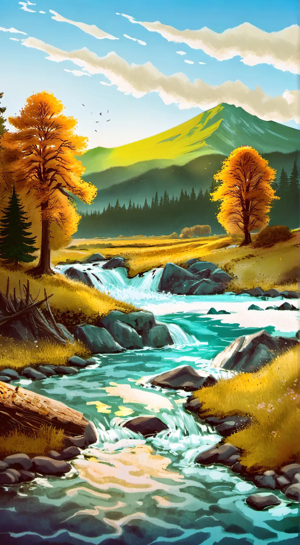 ai character: Origins background