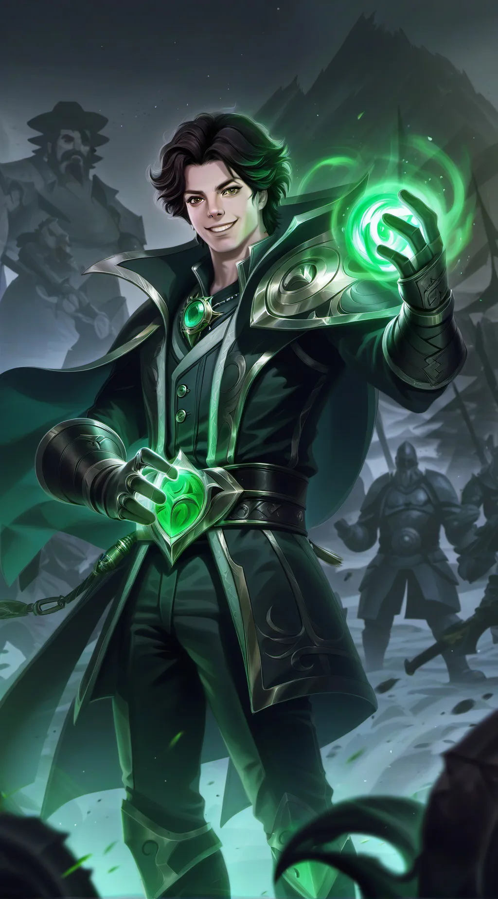 ai character: †~Santil~† background