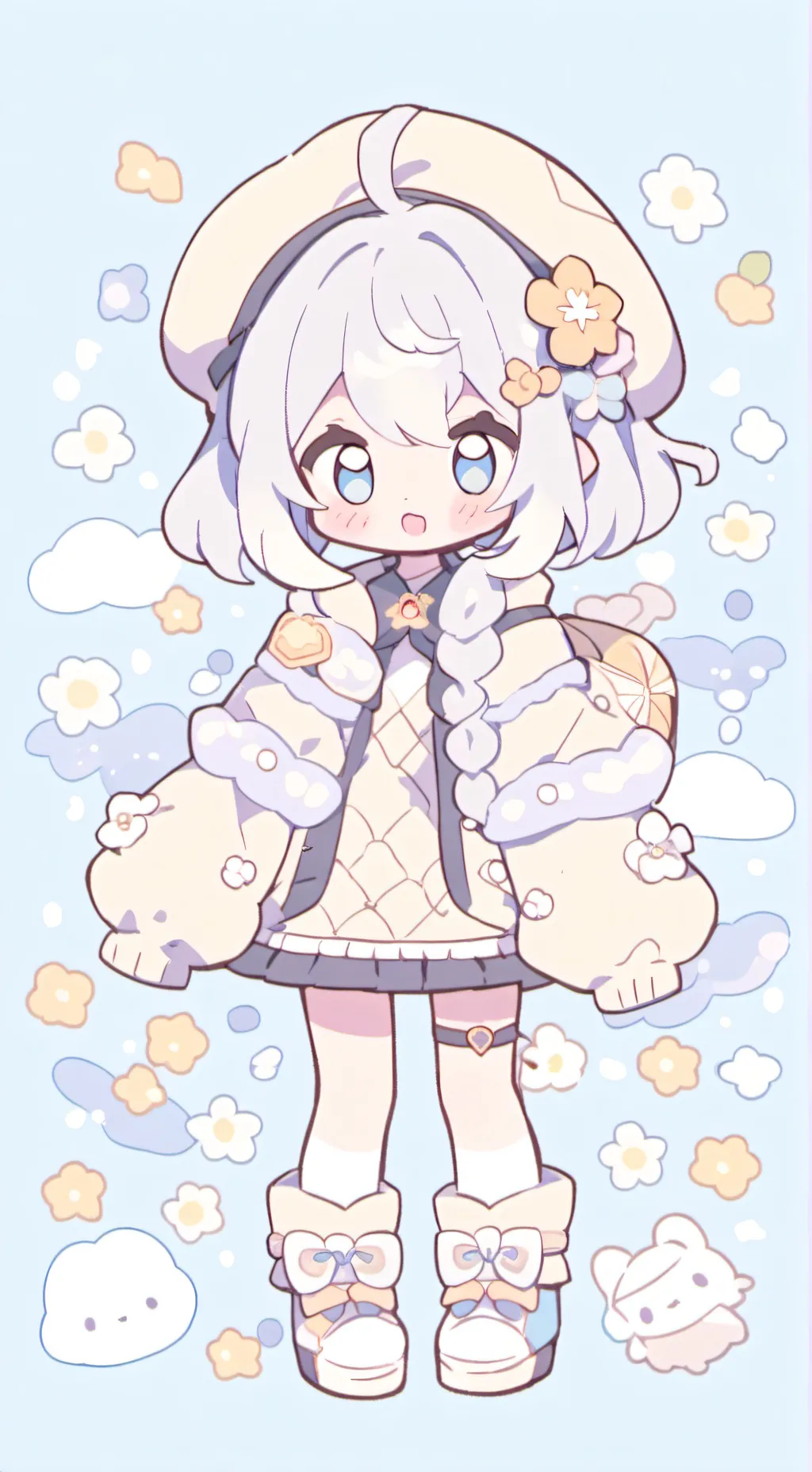 ai character: denki❤️ background