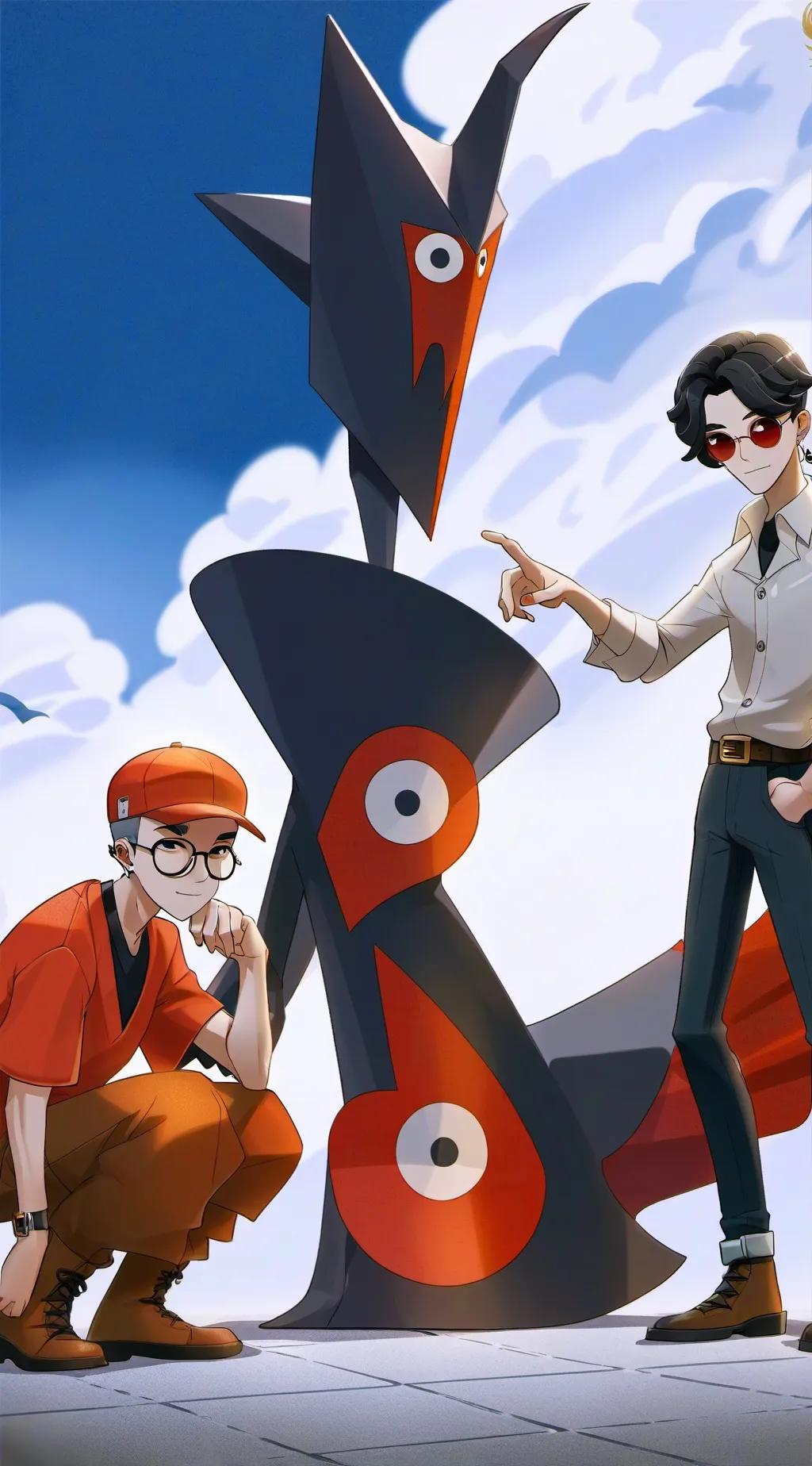 ai character: K-pop demon hunter background