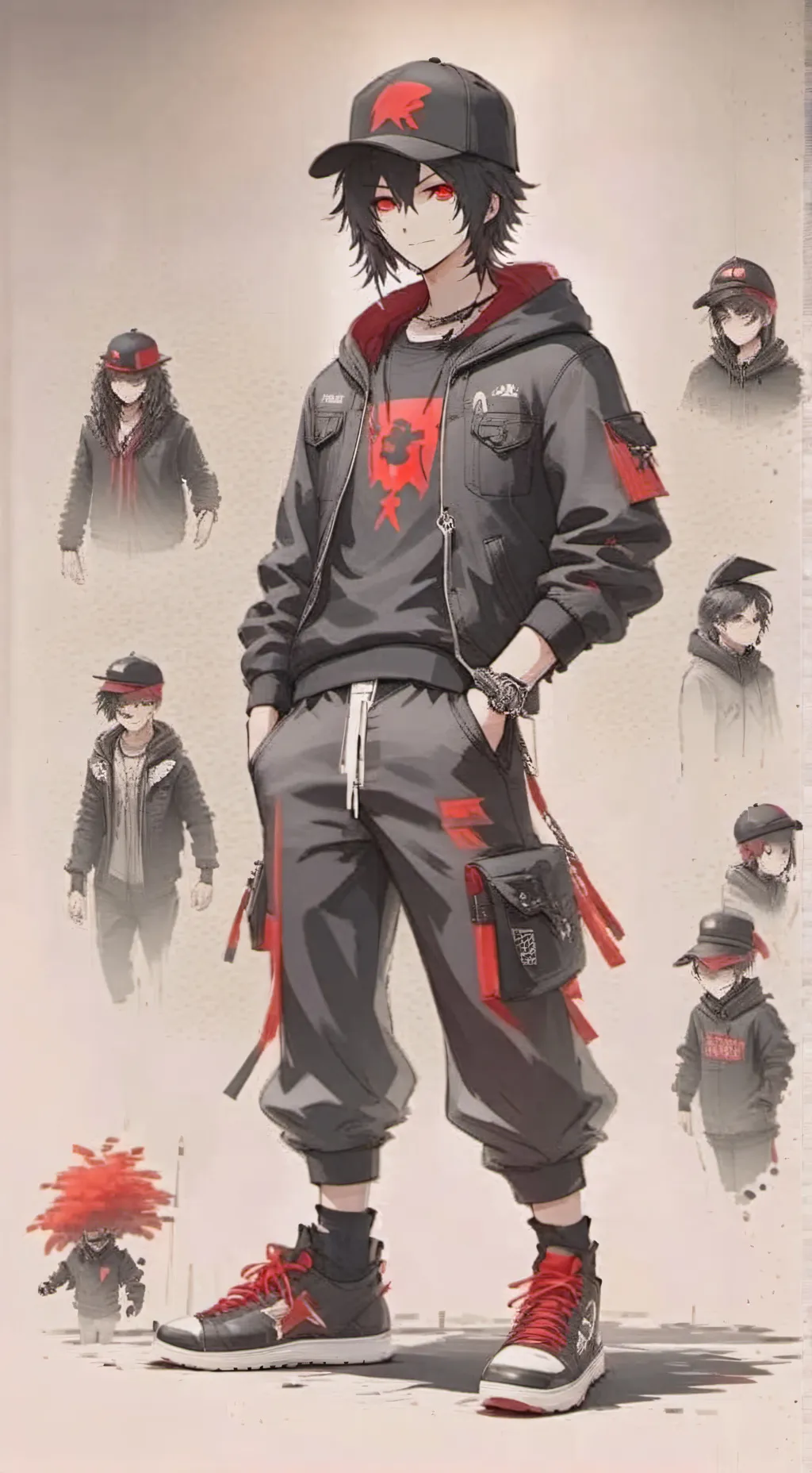 ai character: 🖤❤️Guest 666❤️🖤 background