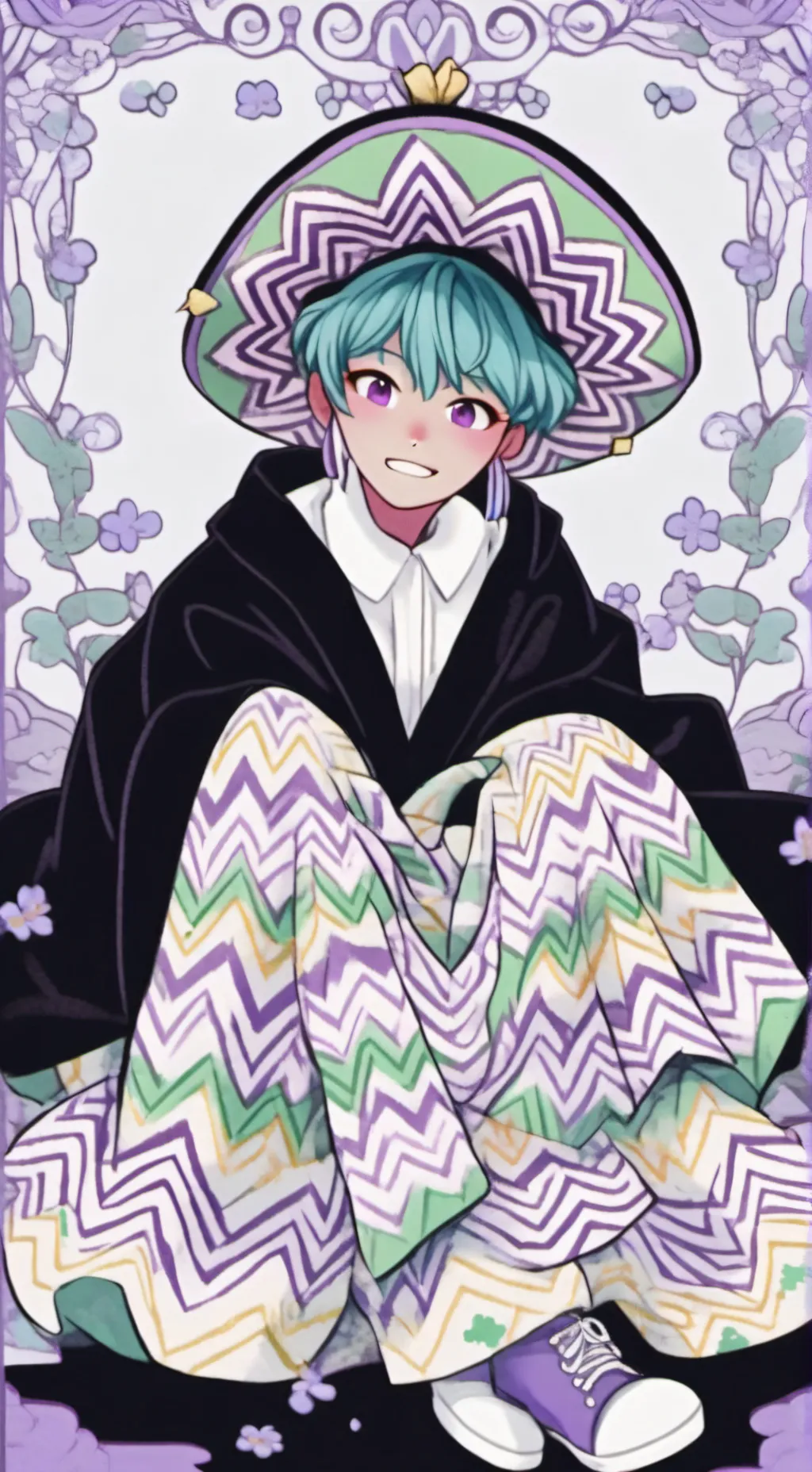 ai character: baby saja *why* background