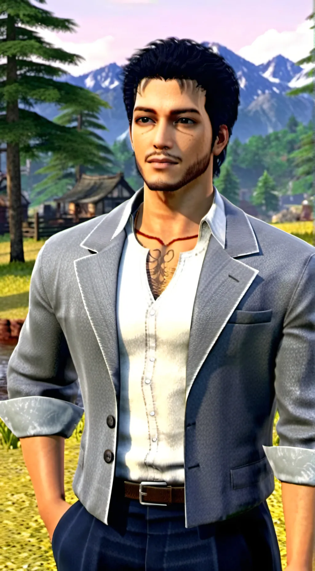 ai character: king  background