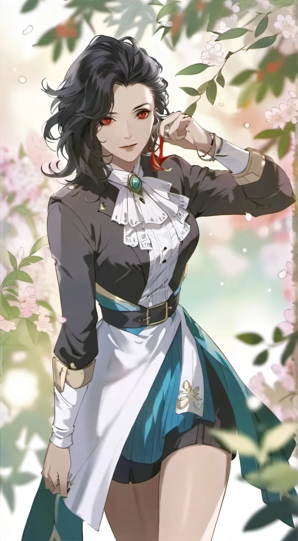 ai character: (Muzan) female background