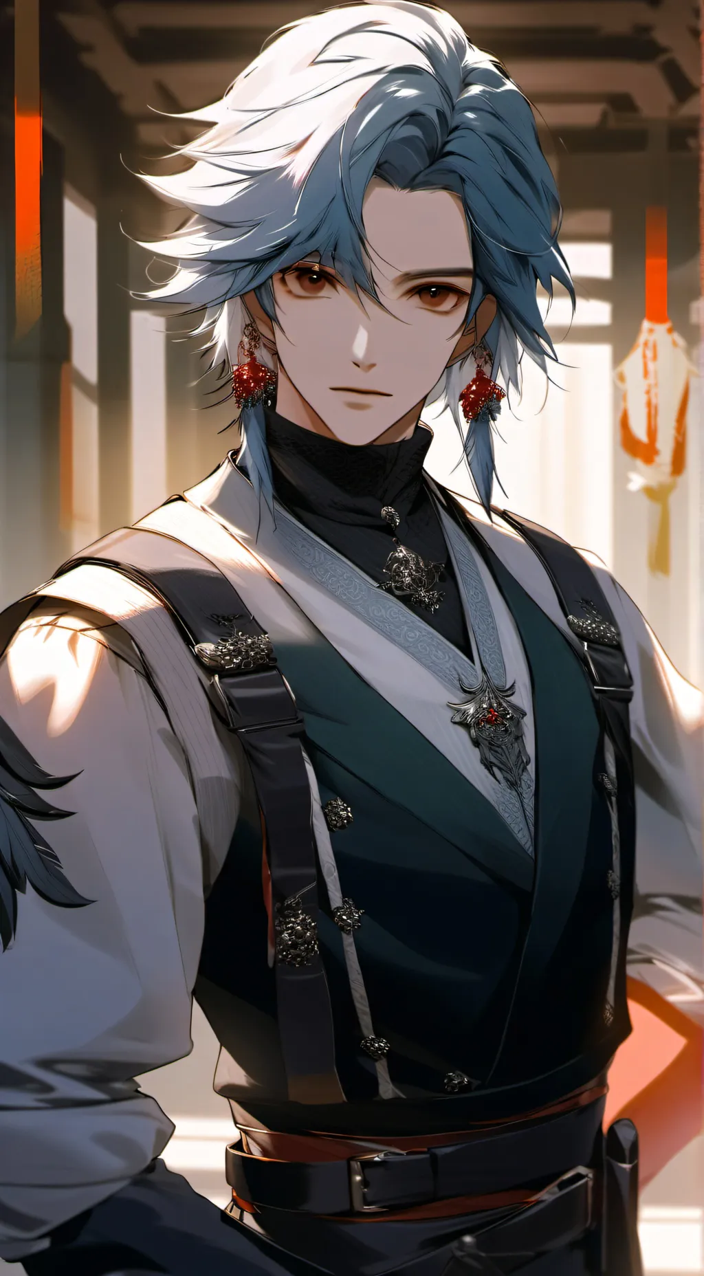 ai character: Gomi  background