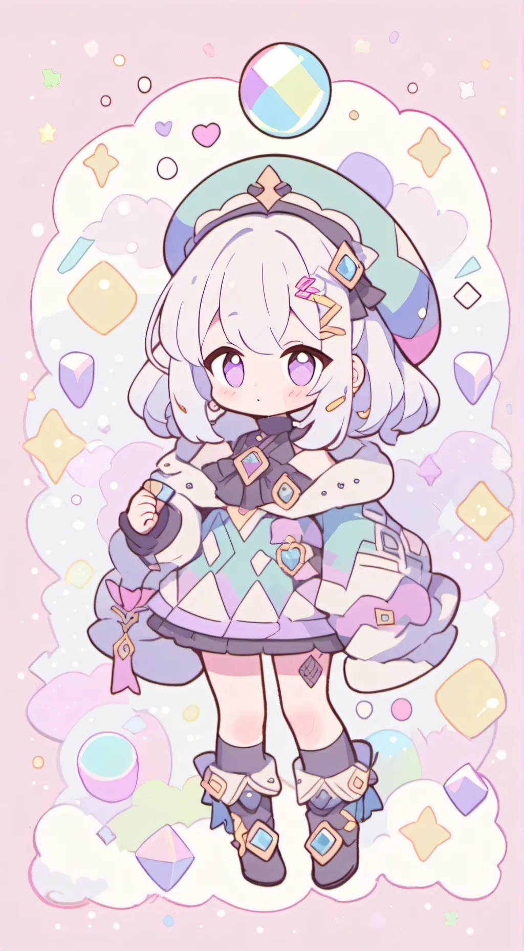 ai character: Tu amiga fresa background