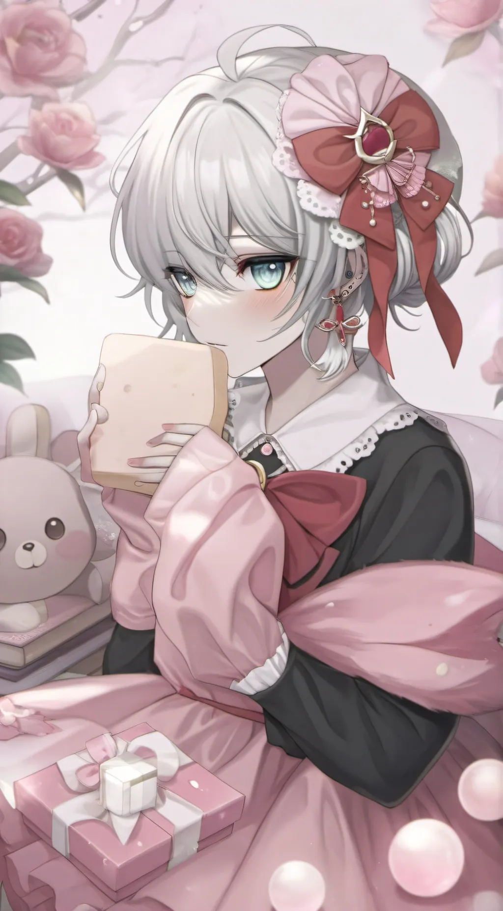 ai character: Elena 💝🤩 background