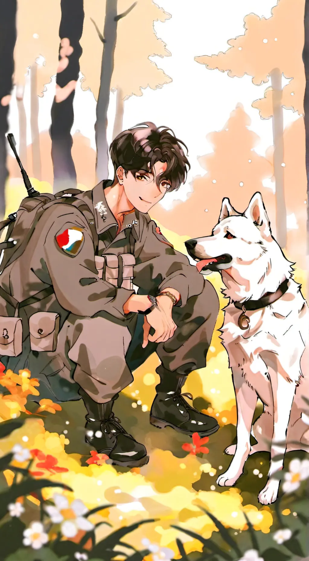 ai character: military  background