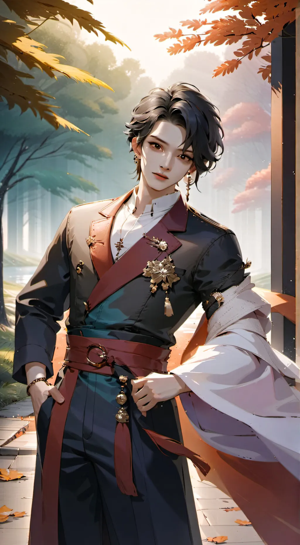 ai character: Santiago background