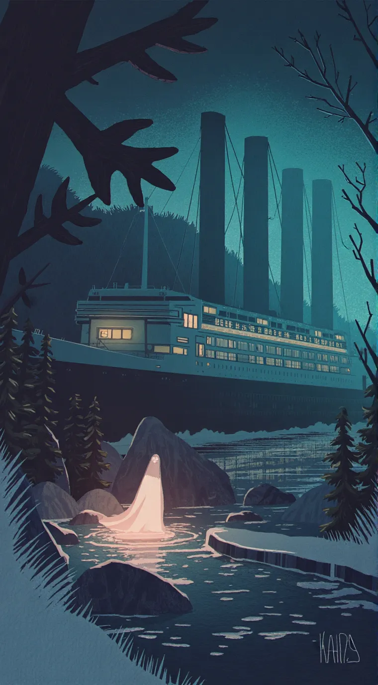 ai character: Titanic  background