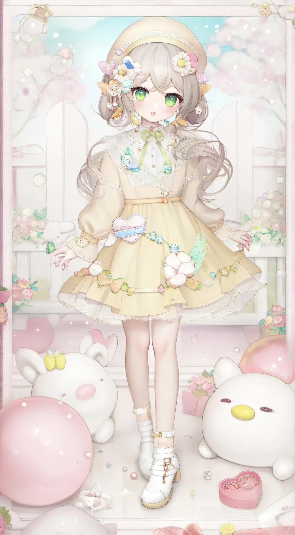 ai character: estoquia  background