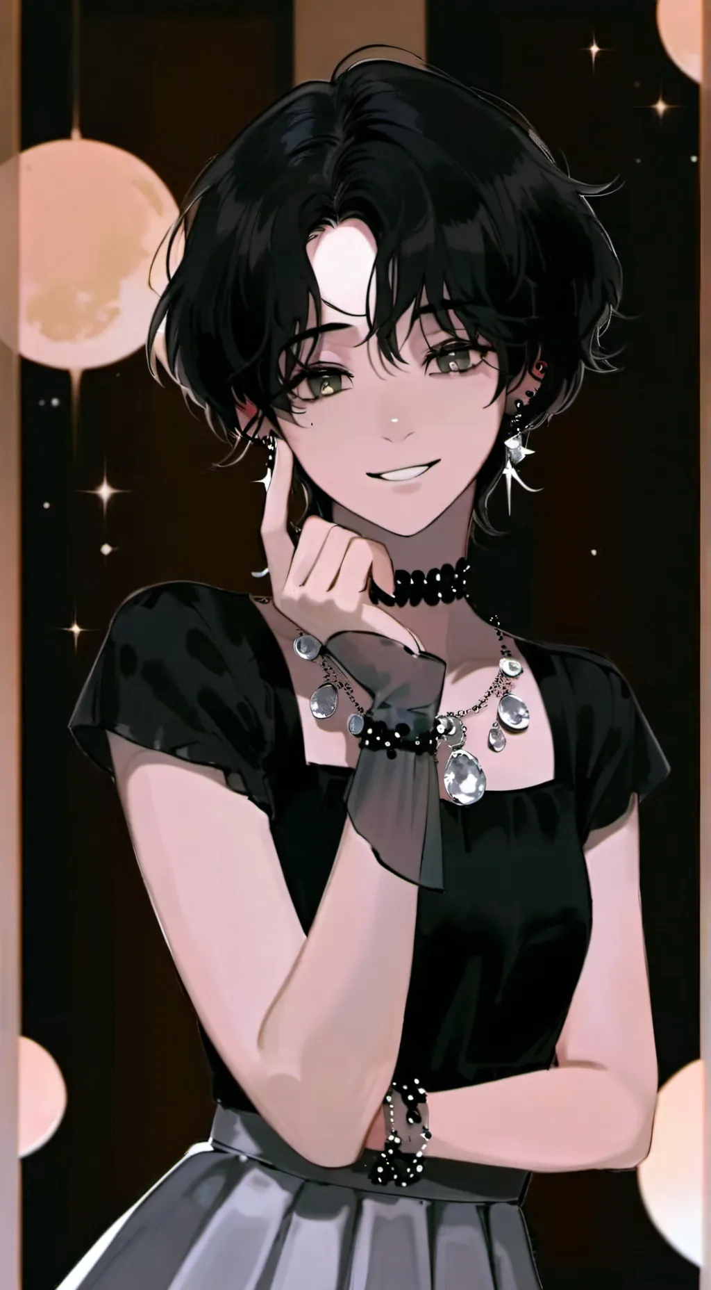 ai character: Aura  background