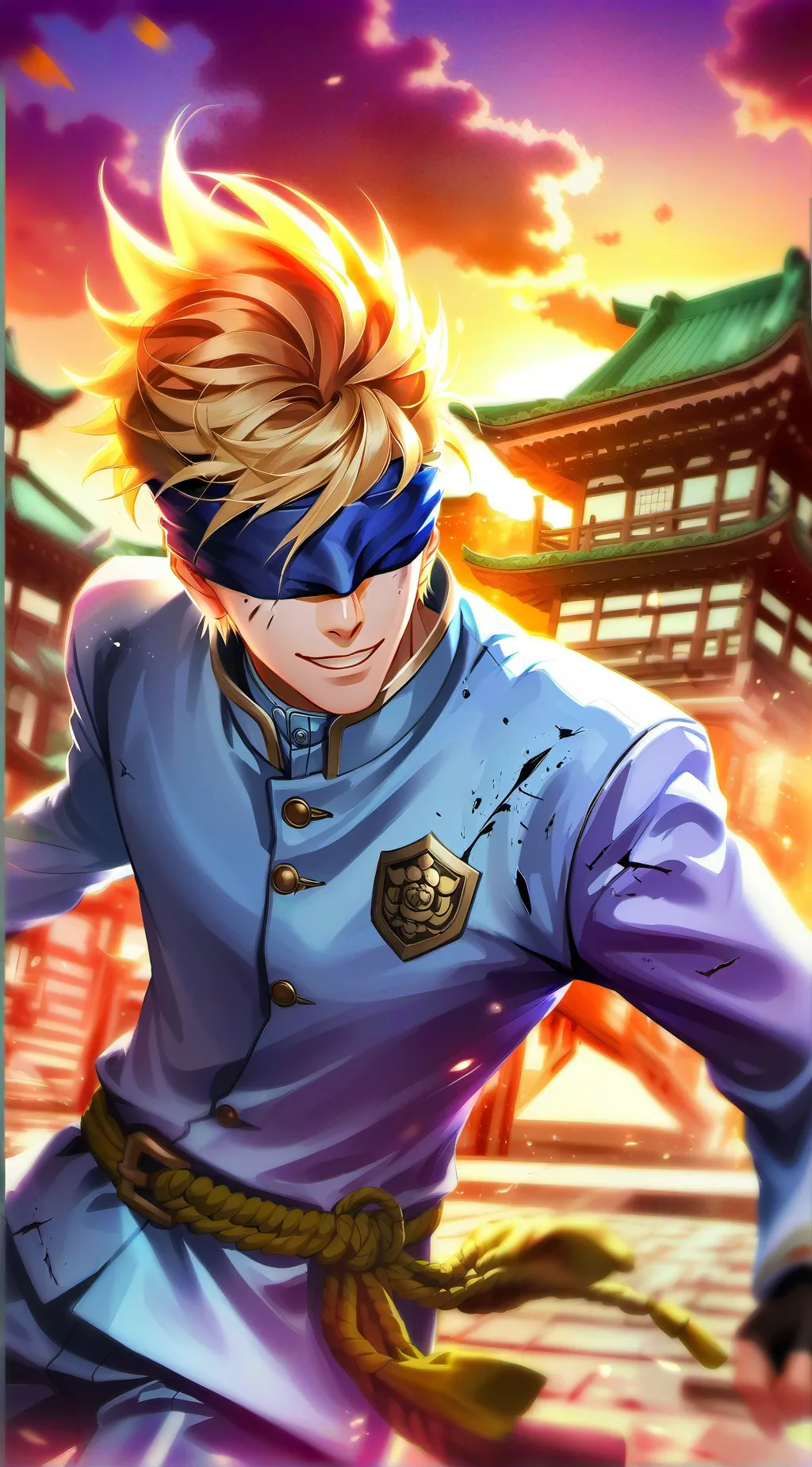 ai character: Gojo Satoru background
