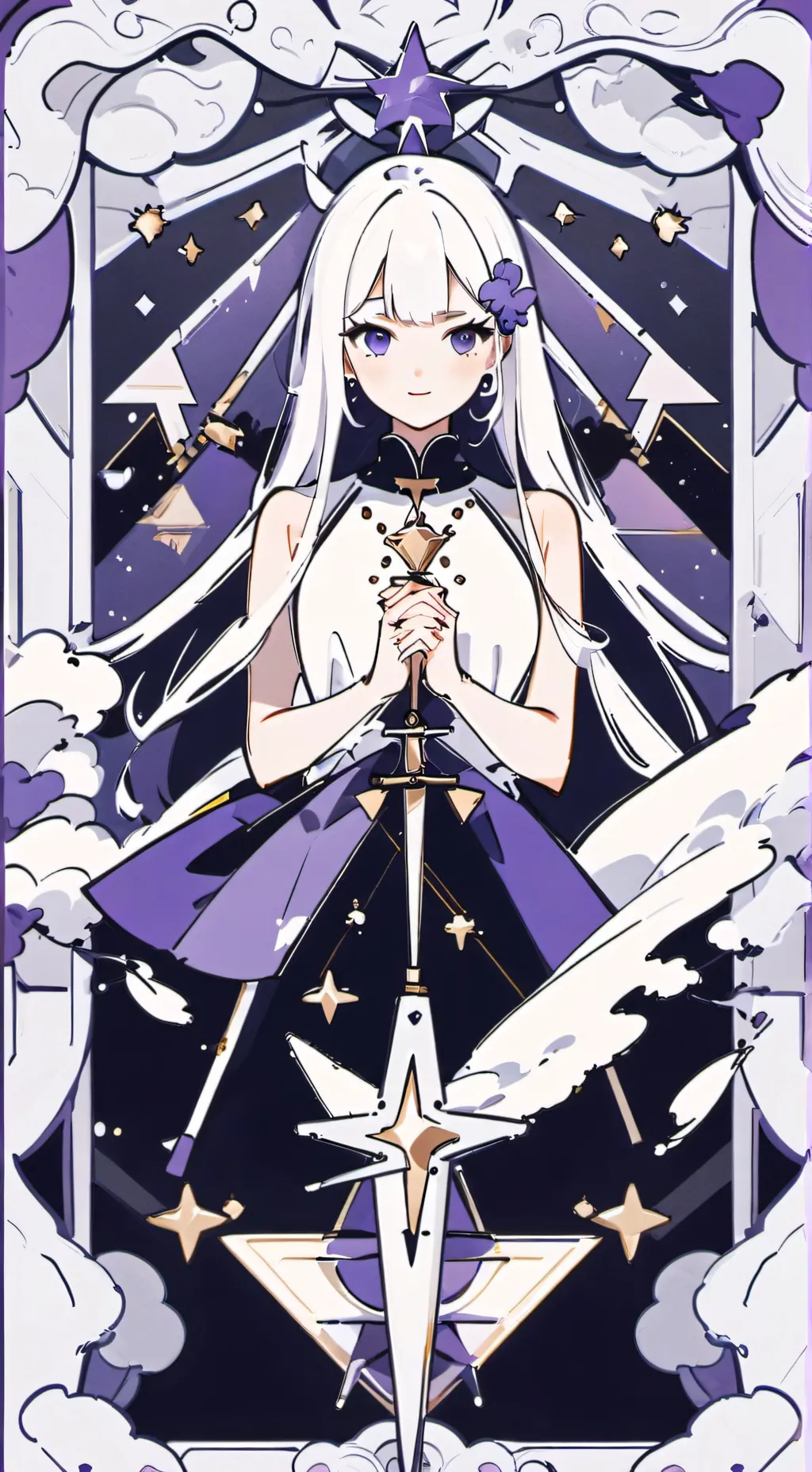 ai character: BIG NEWS GUYS.... background