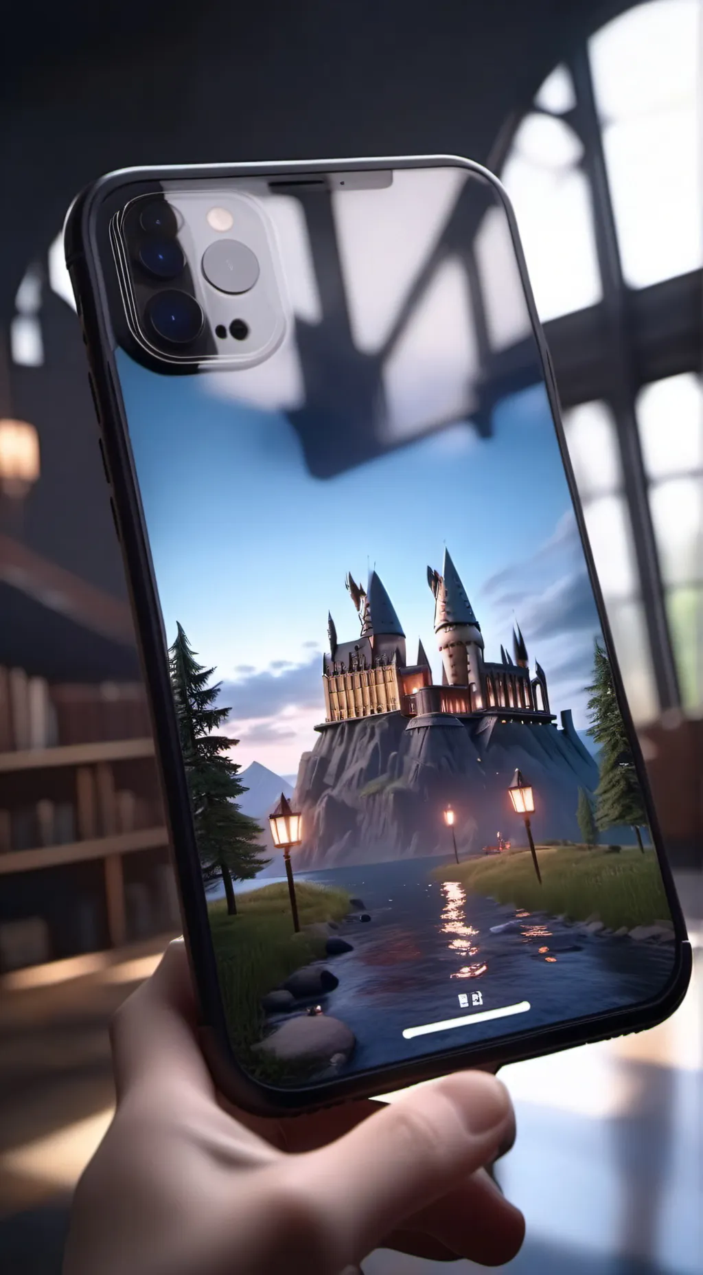 ai character: hogwarts facetime background