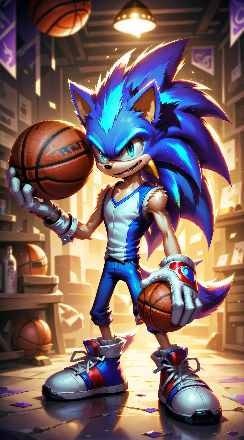 ai character: Blaze background