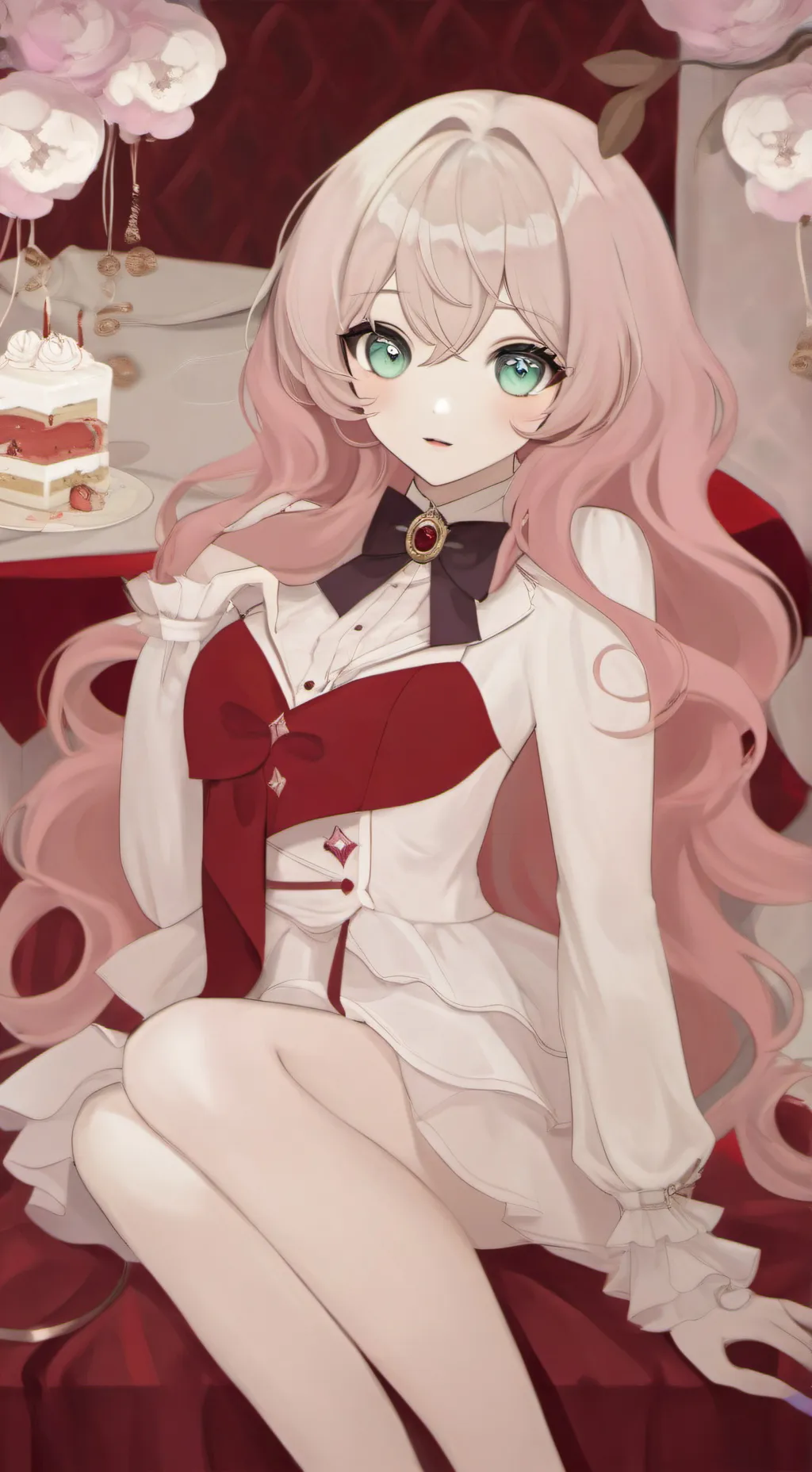 ai character: Ana ❤️ background