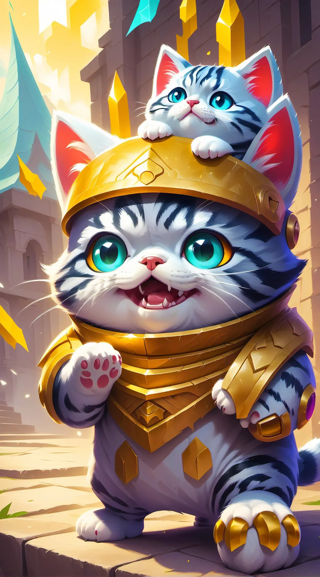 ai character: cats hate you background