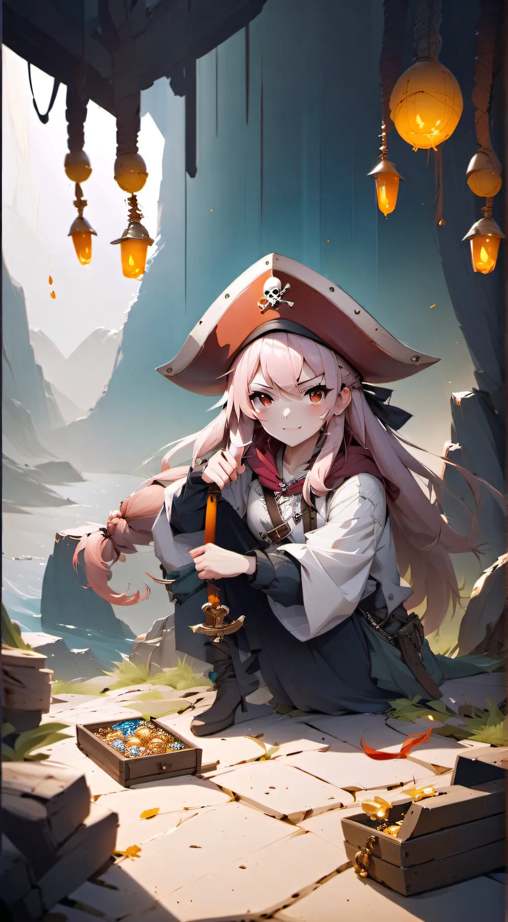 ai character: Полли background