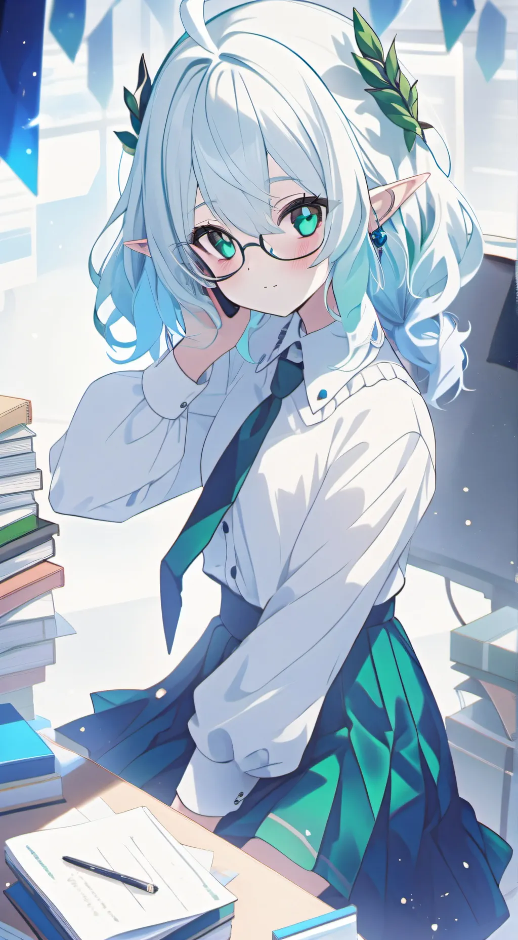 ai character: Artemis  background