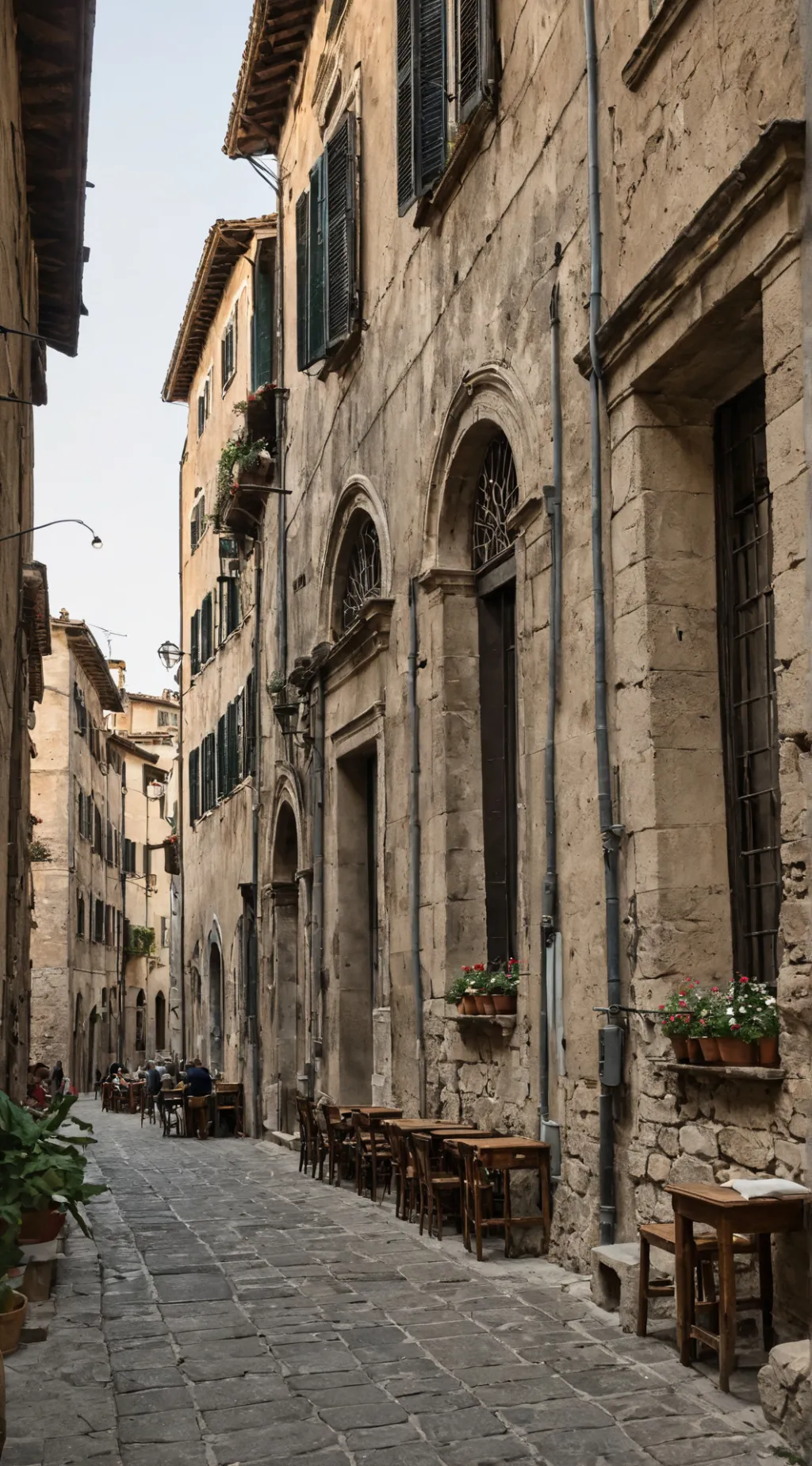 ai character: Italia  background