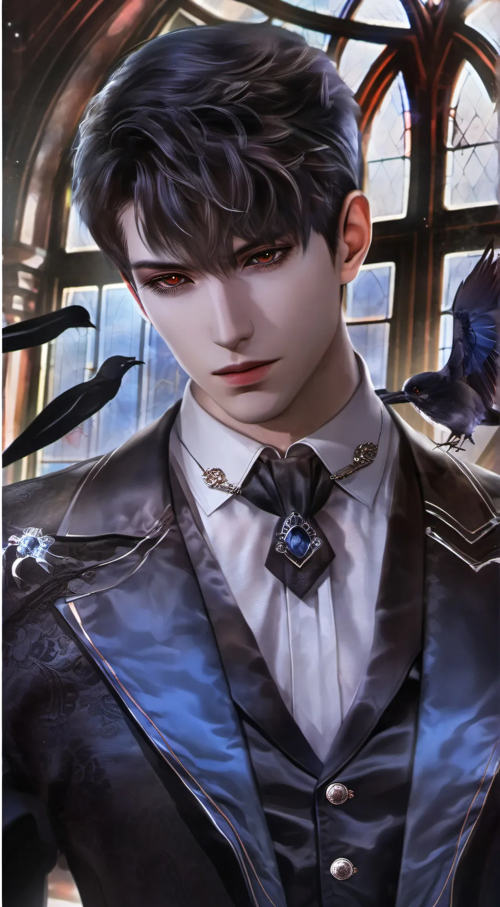 ai character: theo background