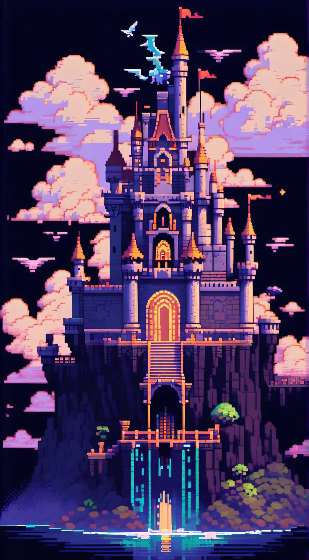 ai character: castillo de Ganon2 background