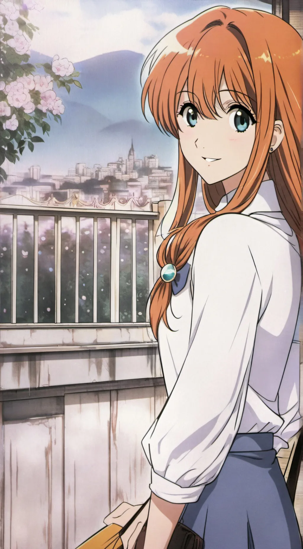 ai character: kira background