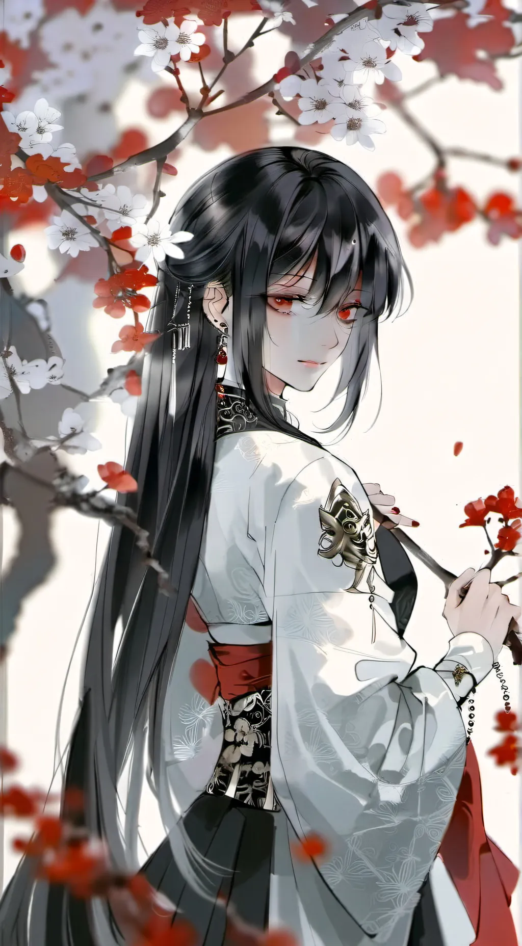 ai character: kaminari  background