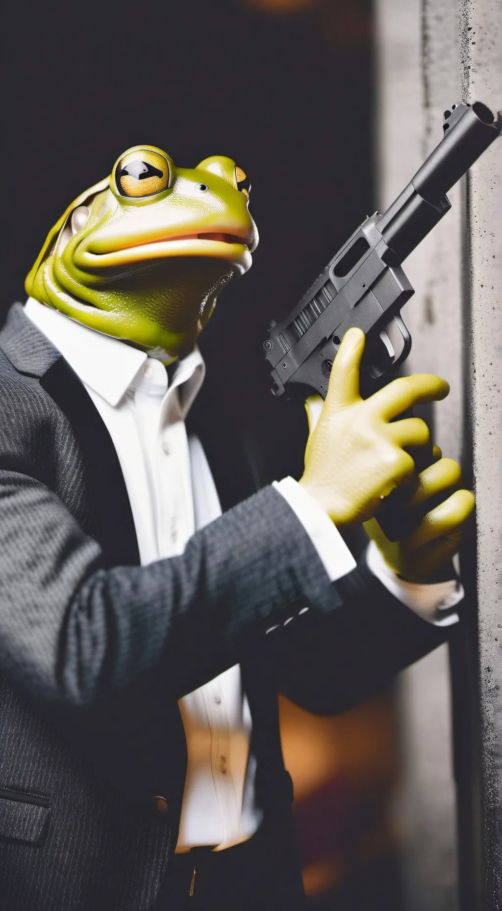 ai character: Kermit background