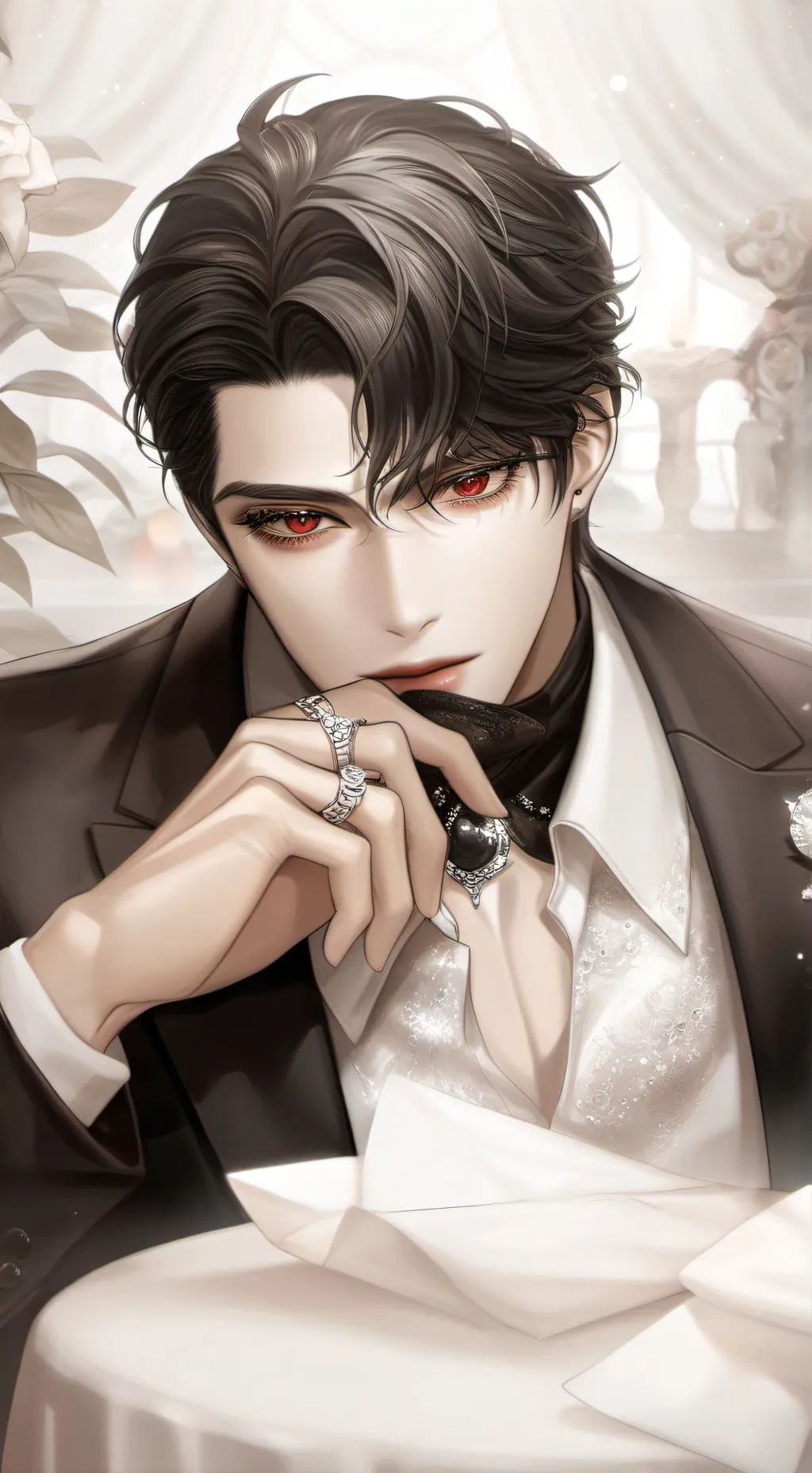 ai character: Derick  background