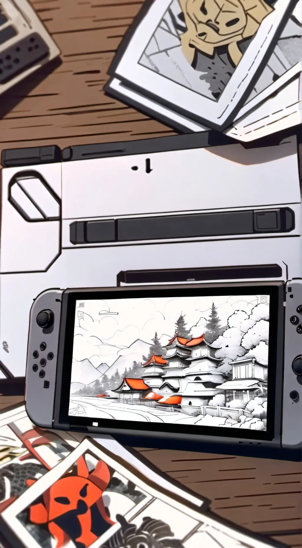 ai character: Nintendo switch background