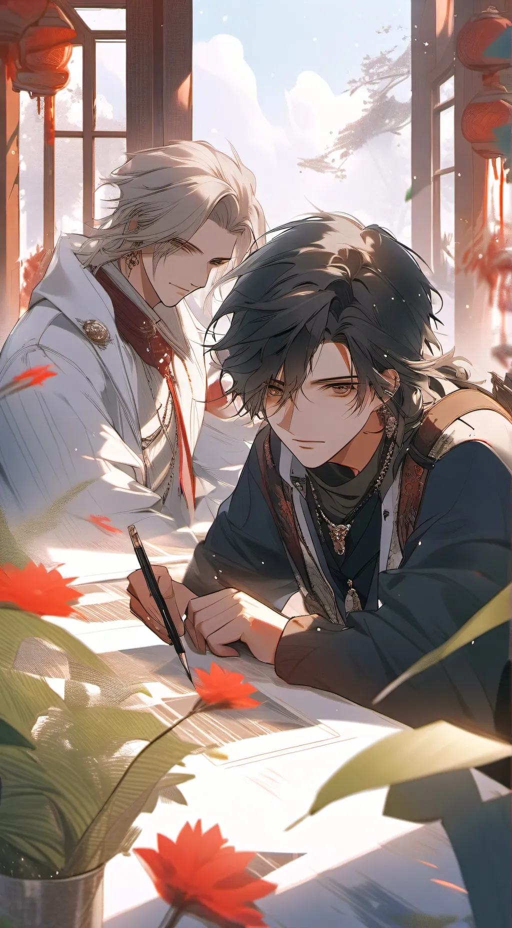 ai character: elx and ruberd background