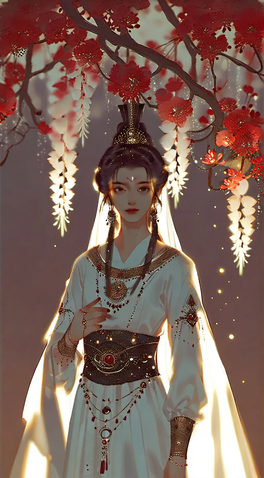 ai character: lluvia background