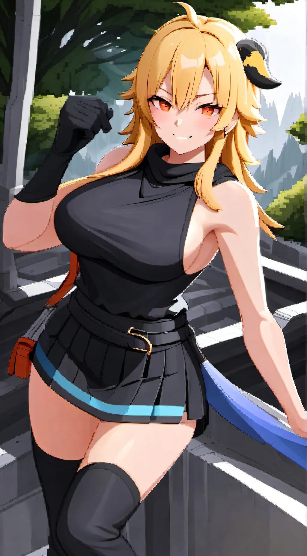 ai character: Gender Swap *Horns background