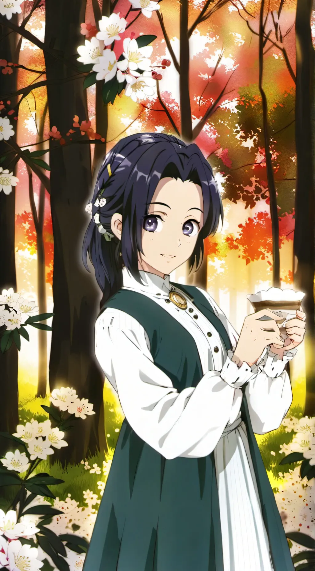 ai character: shinobu  background